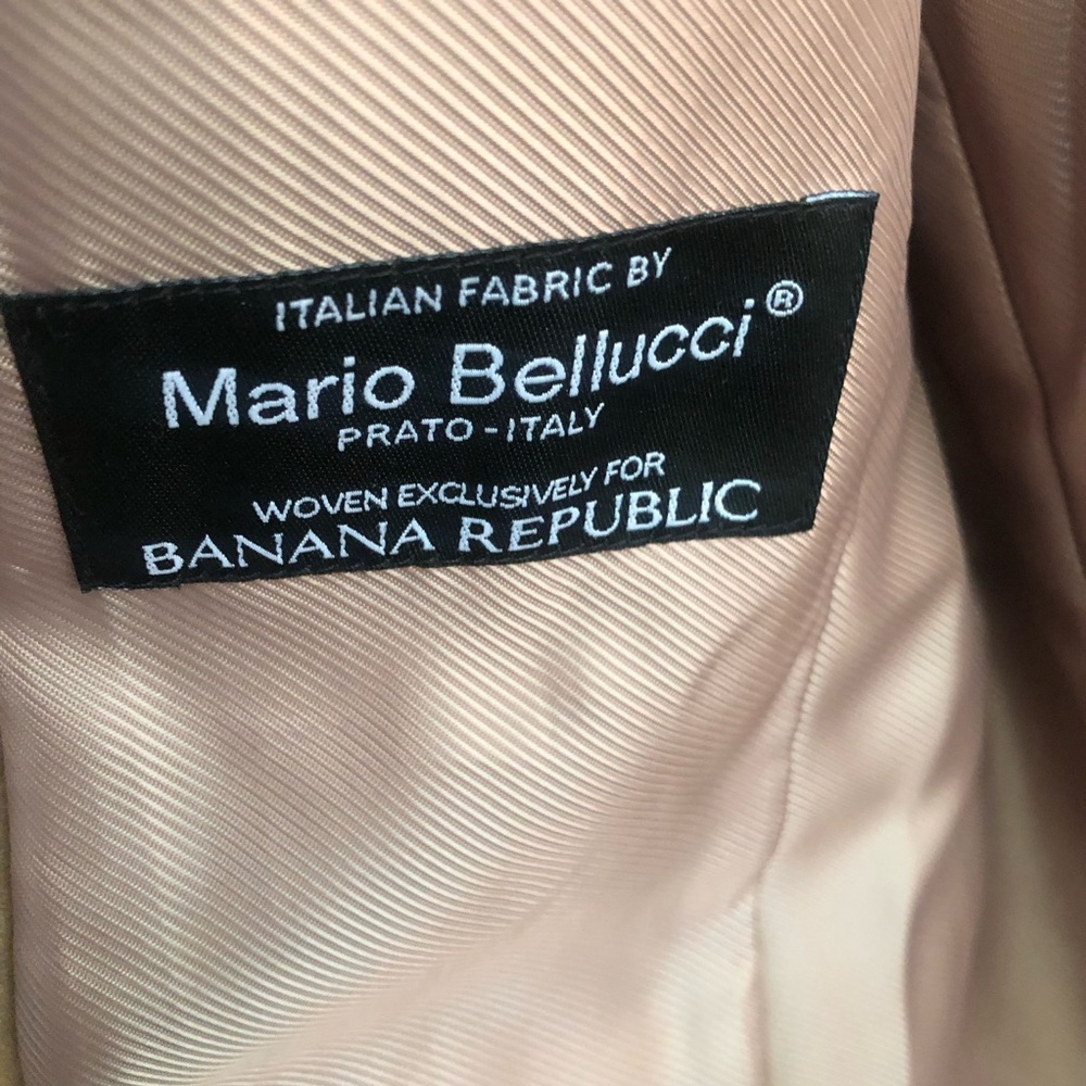 Banana Republic Italian Melton Top Coat or Car Coat. Size Small - Picture 10 of 14